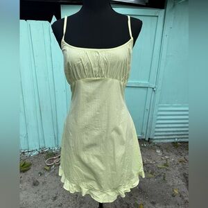 Nasty Gal Light Yellow Dress